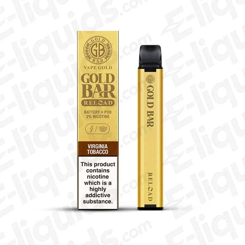 Gold Bar Reload Virginia Tobacco Prefilled Pod Kit