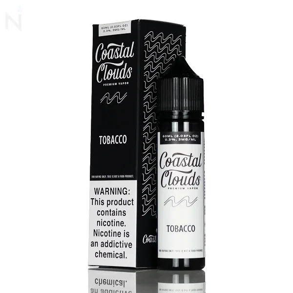 Coastal Clouds E-Liquid - Tobacco - 60mL