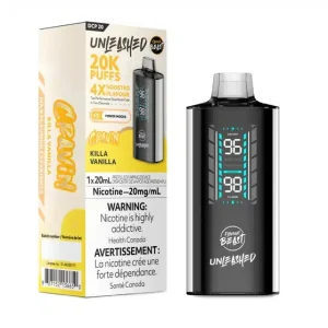 Flavour Beast Unleashed DCP 20K Disposable Killa Vanilla