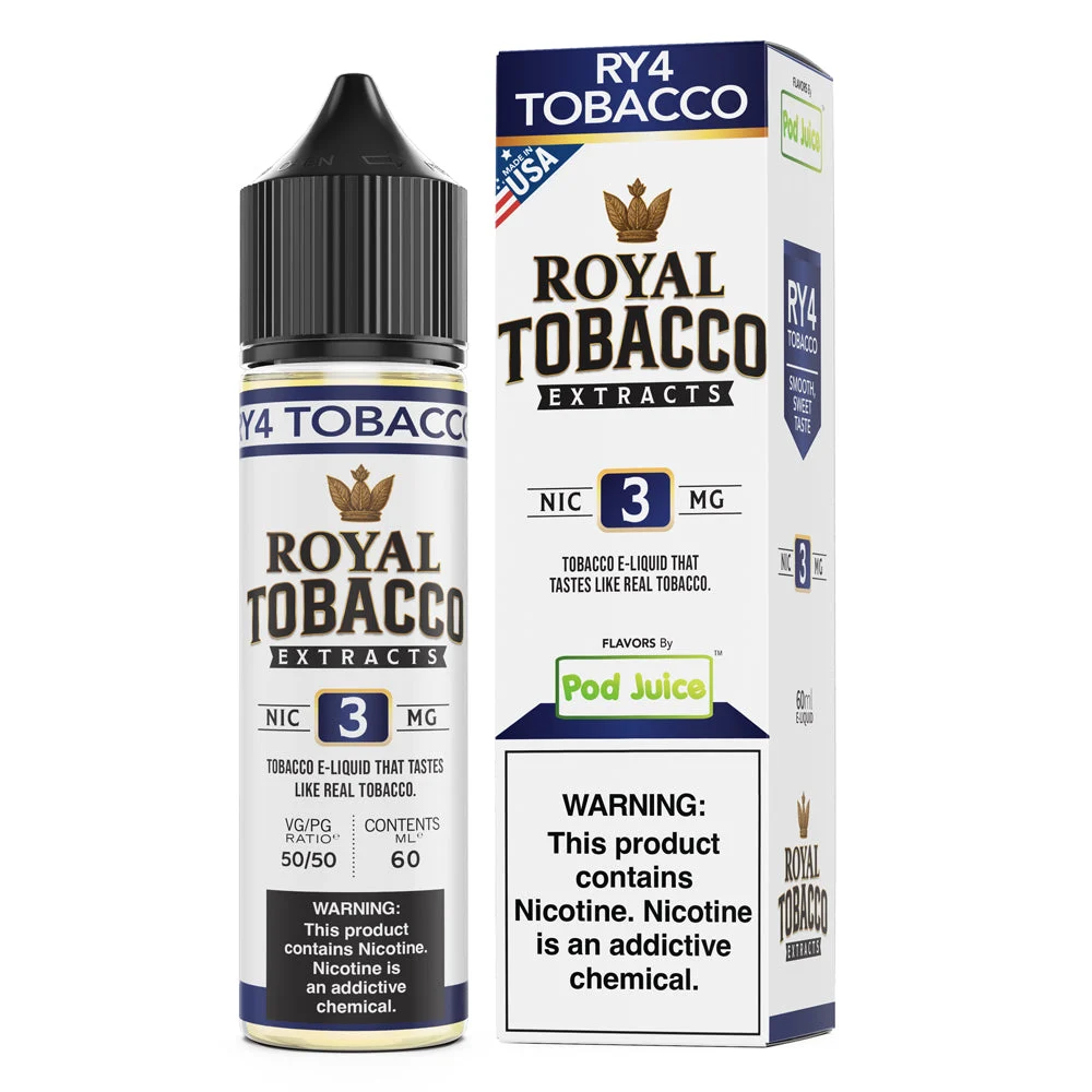 RY4 Tobacco Pod Juice x Royal Tobacco Extracts 60mL