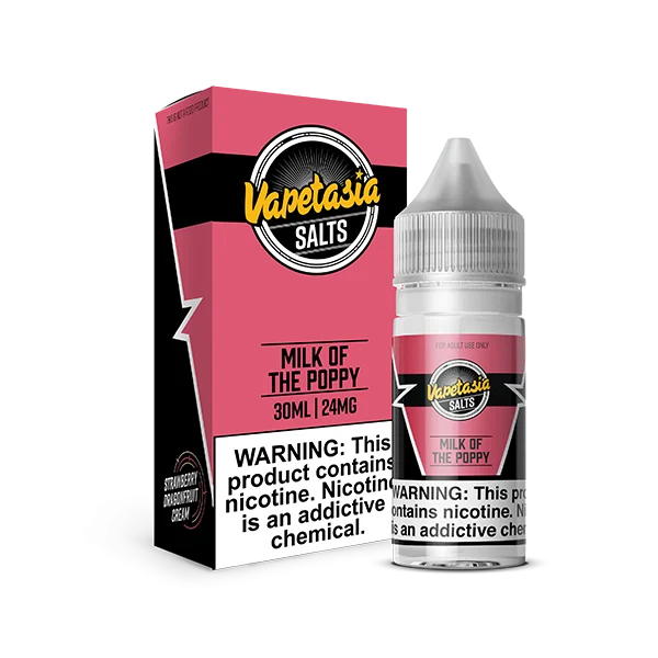 Vapetasia Salt Milk of the Poppy eJuice