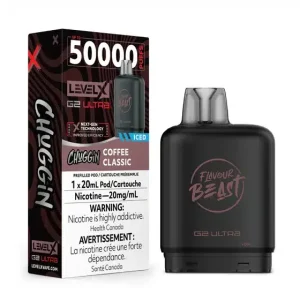 Level X Flavour Beast G2 Ultra Chuggin’ Coffee Classic Iced (6/box)