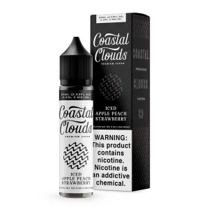 ICED Apple Peach Strawberry - Coastal Clouds - 60mL
