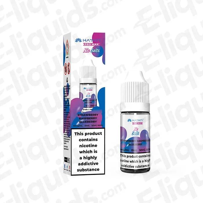 Hayati Pro Max Strawberry Raspberry Blueberry Nic Salt - Image 2