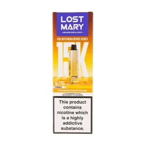 Pineapple Peach Mango Nera 15k Prefilled Pod + Refill by Lost Mary