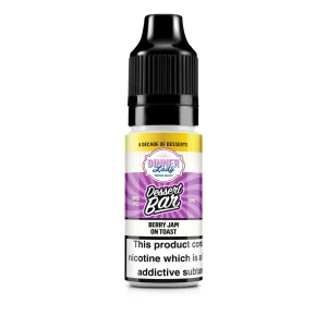 Dinner Lady Dessert Bar – Berry Jam On Toast Bar Salt E-Liquid
