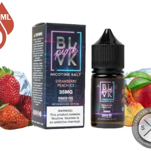 Strawberry Peach ICE BLVK PINK SALT 30ml