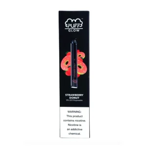 PUFF BAR GLOW STRAWBERRY DONUT DISPOSABLE POD SYSTEM
