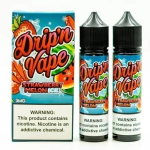 DRIP N VAPE | Strawberry Melon on Ice 120ML eLiquid