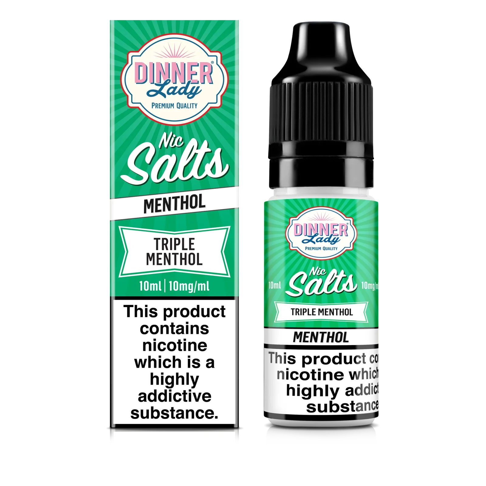 Dinner Lady - Triple Menthol Nic Salt E-Liquid - Image 2