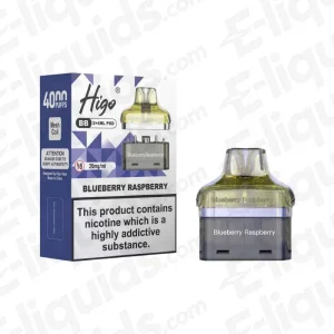 Higo BB 4000 Blueberry Raspberry Prefilled Pod