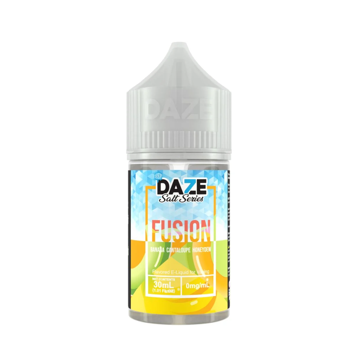 Banana Cantaloupe Honeydew Iced 7Daze Fusion Series Salt Nic E-Juice 30mL