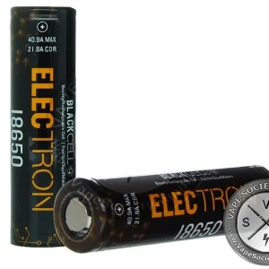 Blackcell Electron 18650 Battery 2523MAH 40.9A 3.7V (Pack of 2)
