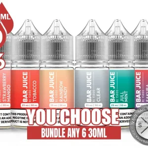 Bar Juice Salts Bundle 6x30ml (180ml)