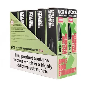 Riot X Nic Salt E-Liquids - Pack of 10