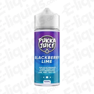 Pukka Juice Blackberry Lime 70/30 100ml Shortfill Vape Juice