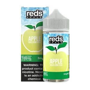 Apple Gold Kiwi ICED - Red's Apple E-Juice by 7 Daze - 100mL