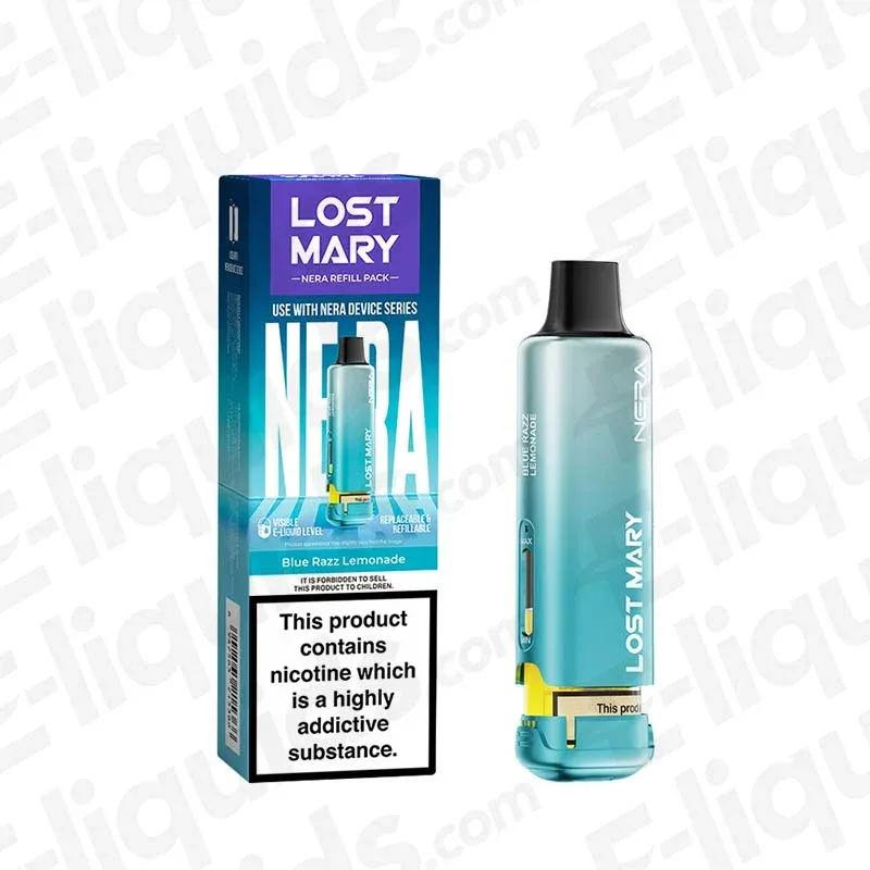 Lost Mary NERA 15K Blue Razz Lemonade Prefilled Pod