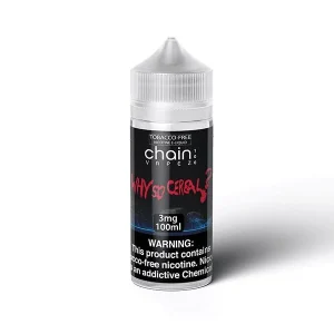Why So Cereal by Chain Vapez Series E-Liquid 100mL (Freebase)
