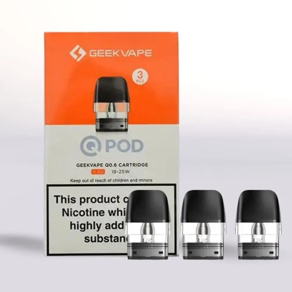 GeekVape Q Replacement Pods - Pack of 3