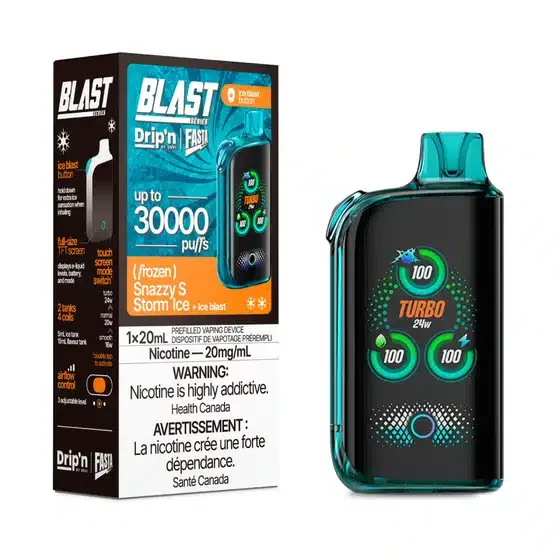 Drip’n By Envi Fasta Blast Series 30K Disposable Snazzy S Storm Ice