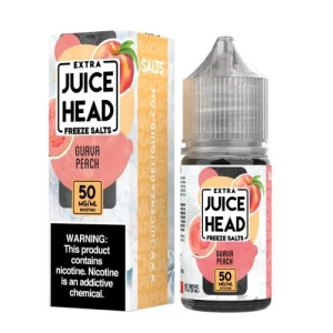 Juice Head Freeze Salt E-Liquid - Guava Peach Freeze - 30ml | Only $14.99