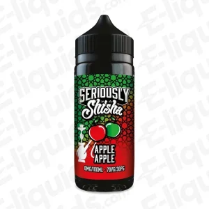 Doozy Vape Co Seriously Shisha Apple Apple 100ml Shortfill Vape Juice