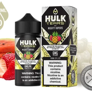 HULK TEARS White Gummy Straw-Melon Chew 100ml