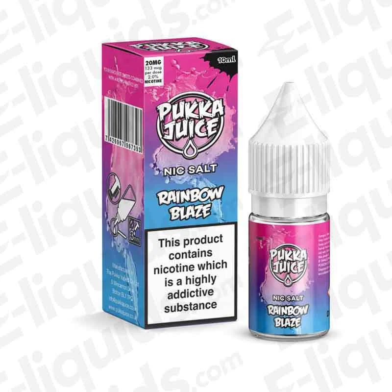 Pukka Juice Rainbow Blaze Nic Salt