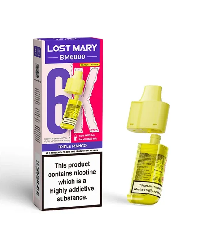 Triple Mango Lost Mary BM6000 Refill Pod - Image 2
