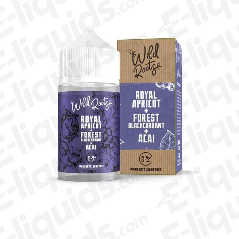 Wild Roots Royal Apricot 100ml Shortfill Vape Juice