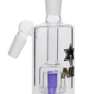Nice Glass Double Wall 14mm Ashcatcher - Blue