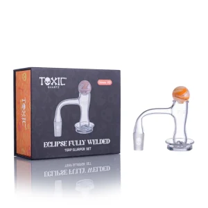 MKGlass TXQB17 Toxic 14MM 90° Eclipse Fully Welded Terp Slurper Set