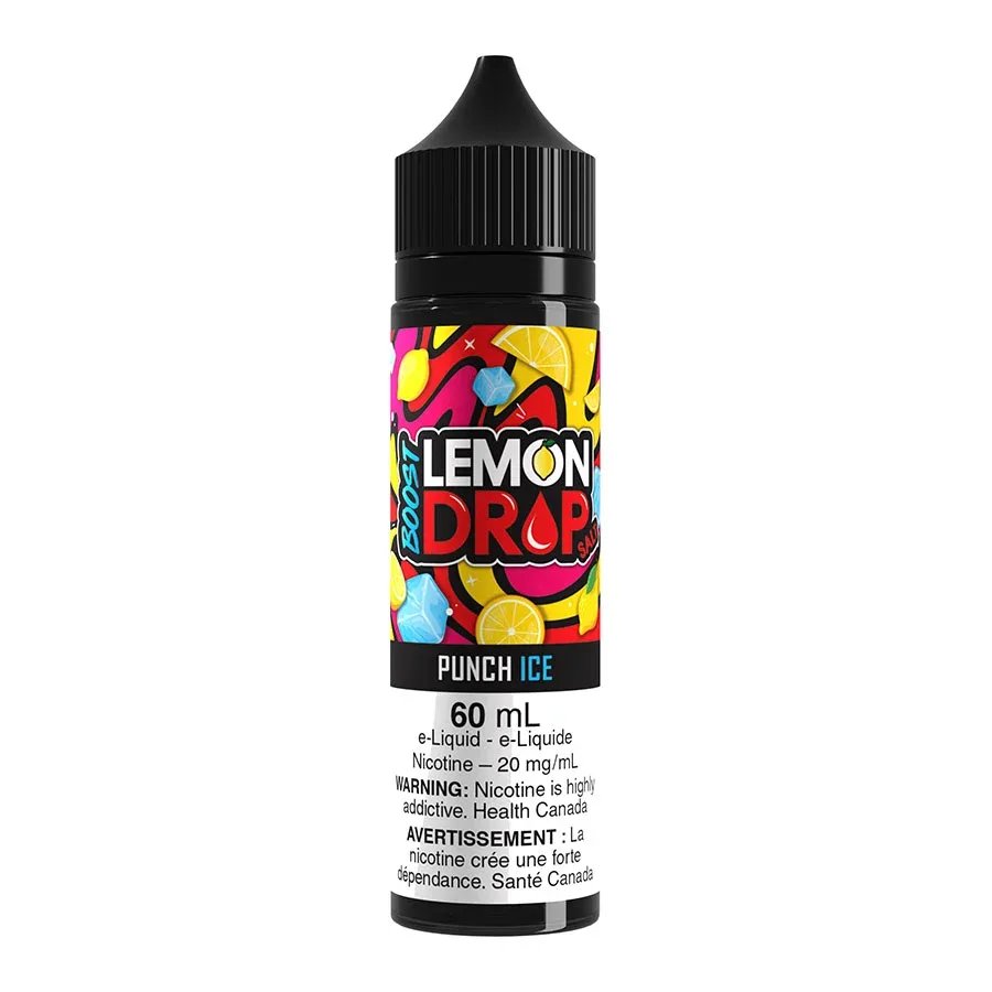 Lemon Drop Boost Salt Nic E-Liquid - Punch Ice 60ml