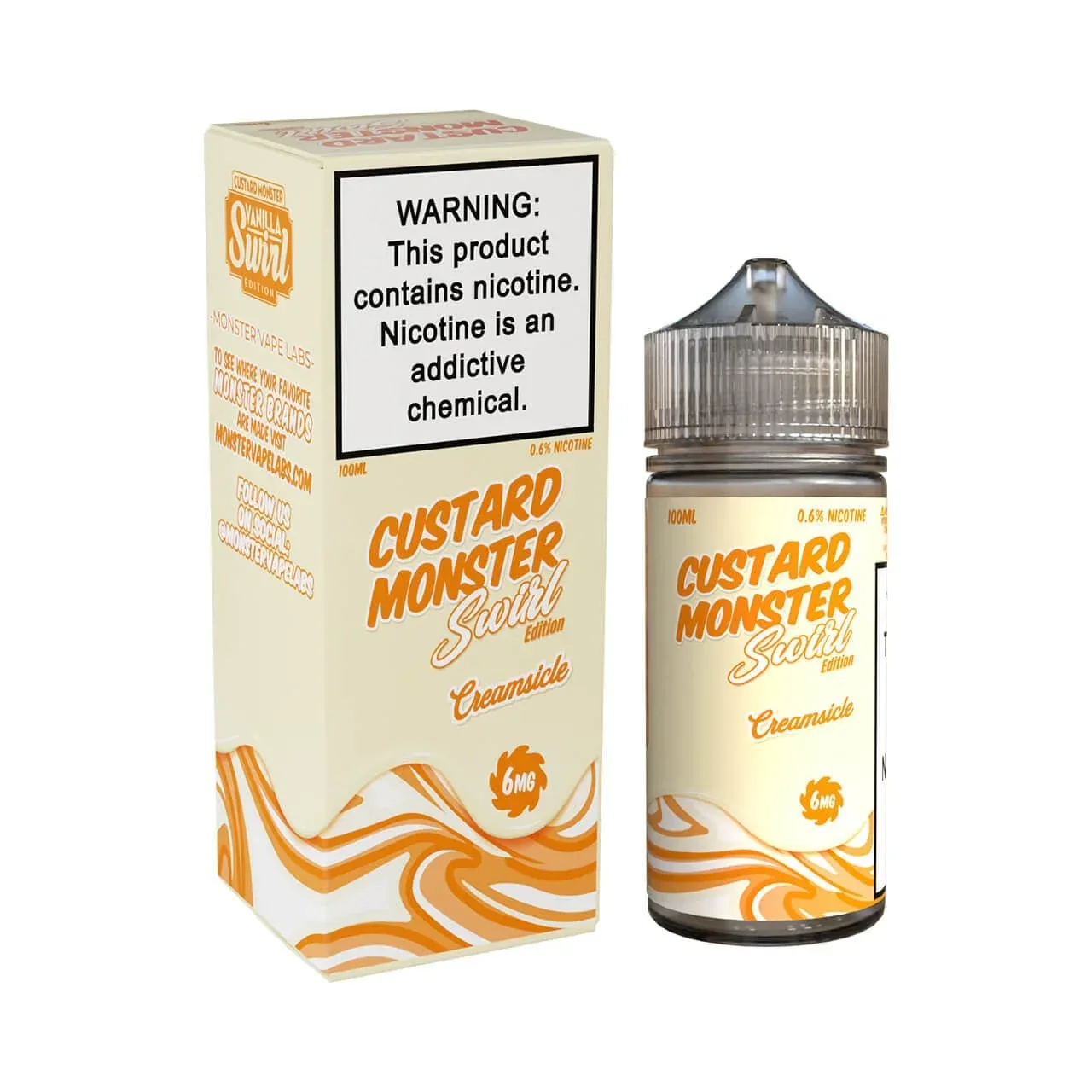 Creamsicle - Custard Monster SWIRL EDITION - 100mL