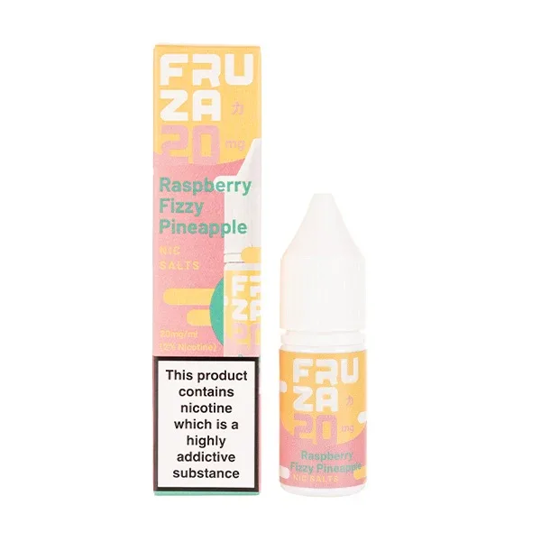 Raspberry Fizzy Pineapple Nic Salt E-Liquid by Fruza