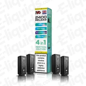 IVG 2400 4 in 1 Menthol Edition Prefilled Pod