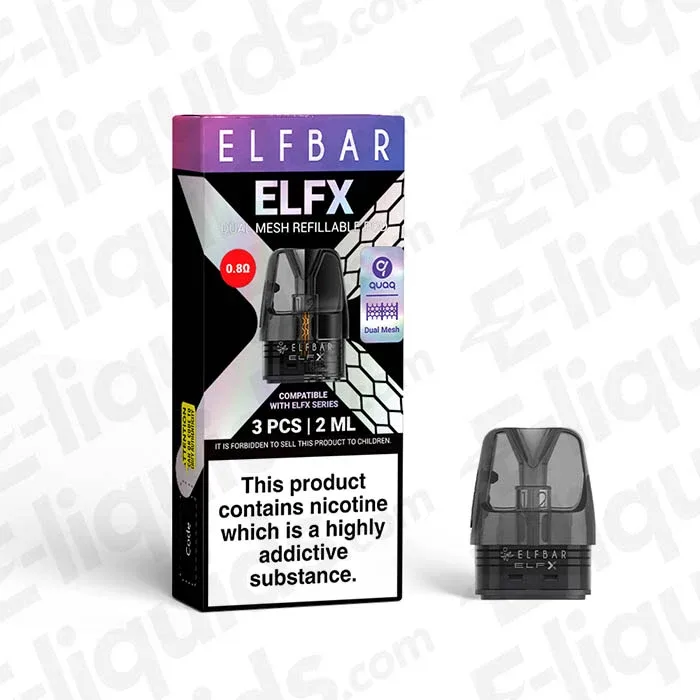 ELF BAR ELFX 0.8Ohm Top Fill Pod - Image 2