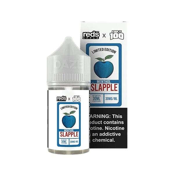 Slapple Menthol by 7Daze Reds x Keep It 100 Salt Series | 30mL