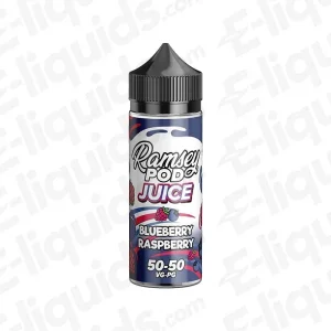 Ramsey E-Liquids Blueberry Raspberry Ramsey Pod Juice 100ml Shortfill Vape Juice