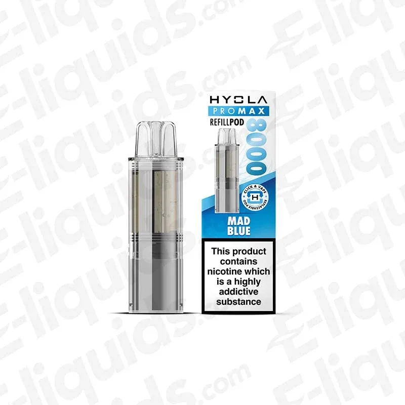 Hyola Pro Max 8000 Mad Blue Prefilled Pod