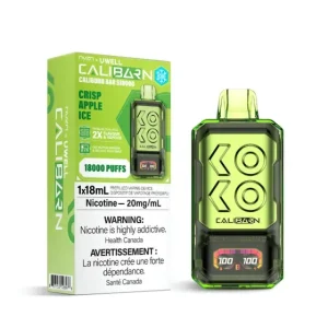 NVZN Uwell Caliburn Bar 18K Disposable Crisp Apple Ice