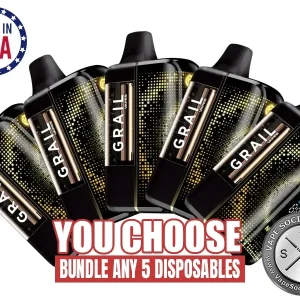[5-Pack] Grail G550 50K Puff Disposable Bundle