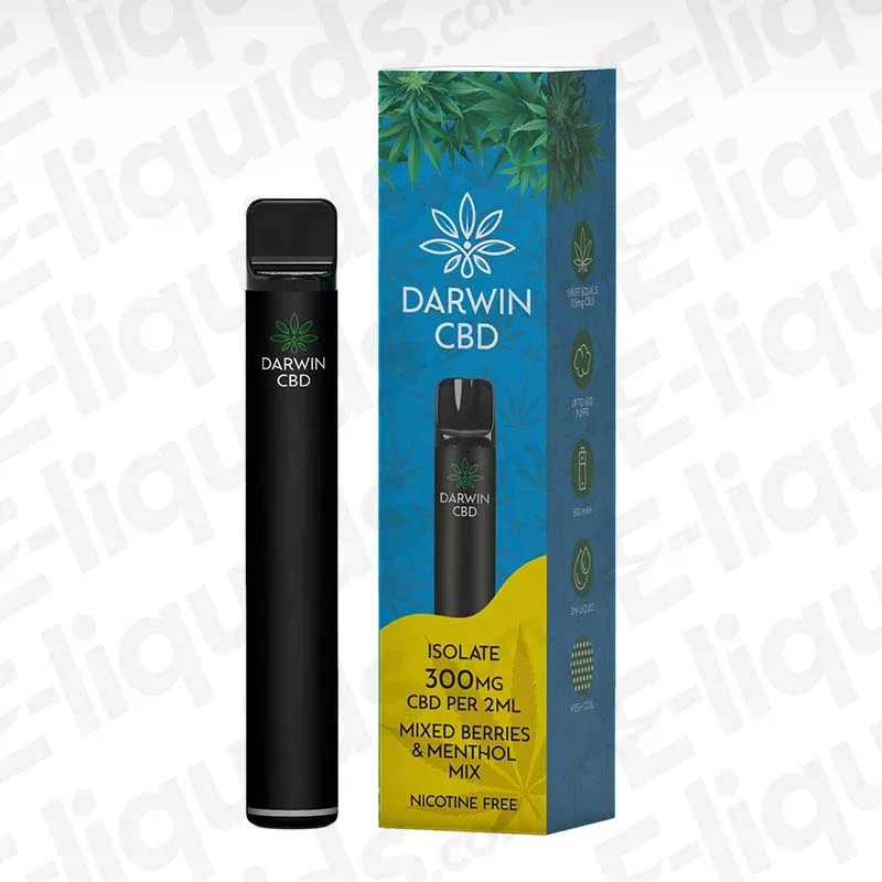 Darwin CBD 300mg Mixed Berries & Menthol Mix Prefilled Pod Kit