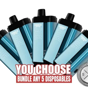 [5-Pack] Dinner Lady 50K Disposable Bundle