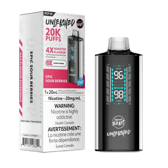 Flavour Beast Unleashed DCP 20K Disposable Epic Sour Berries