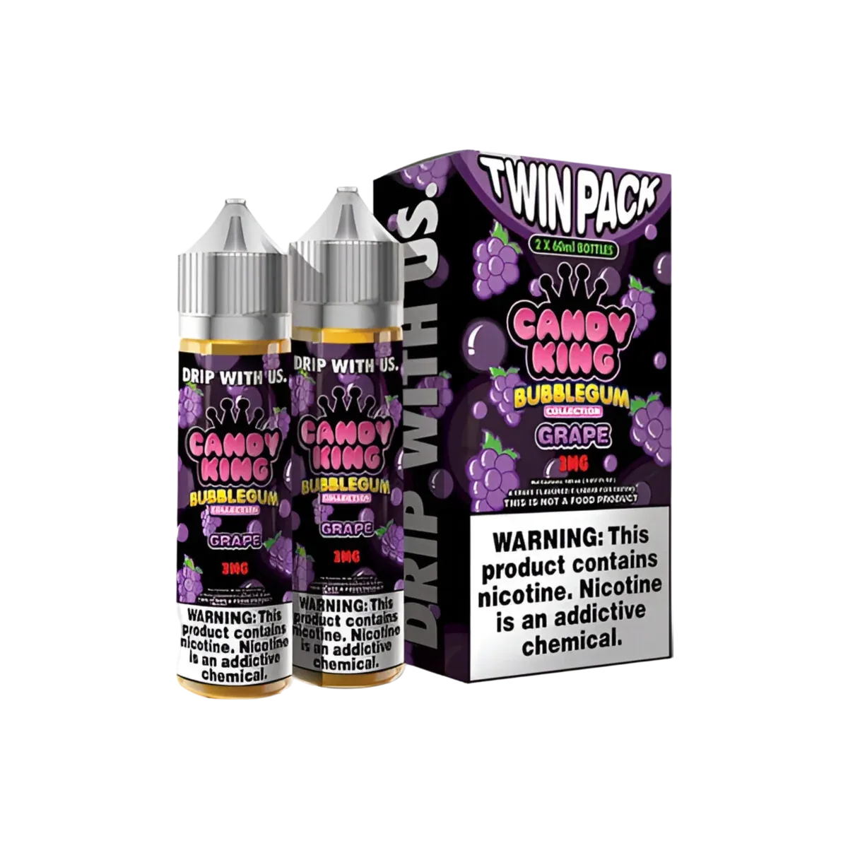 Candy King Twin Pack Freebase Vape Juice - Image 2