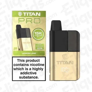 Titan Pro Lemon Lime Prefilled Pod Kit