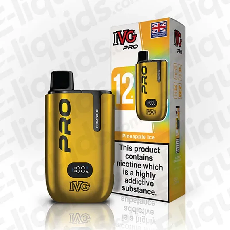 IVG Pro 12 20mg Pineapple Ice Prefilled Pod Kit