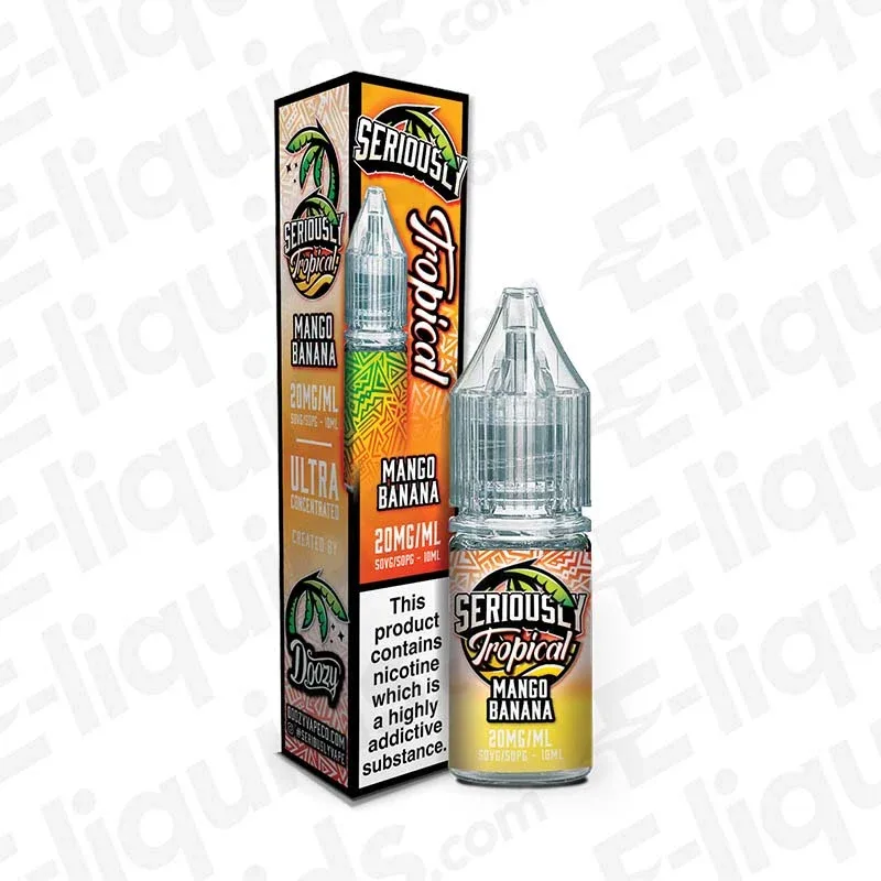Doozy Vape Co Mango Banana Seriously Tropical Nic Salt